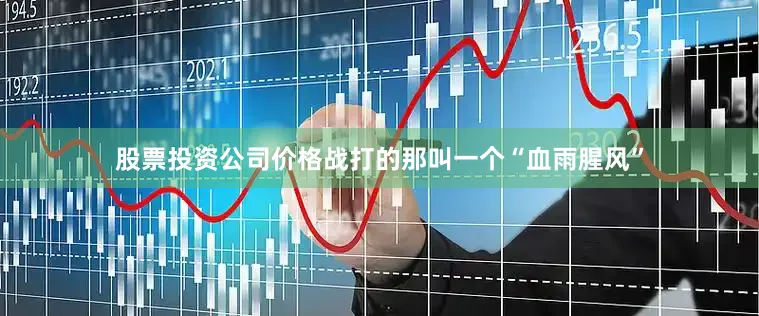 股票投资公司价格战打的那叫一个“血雨腥风”