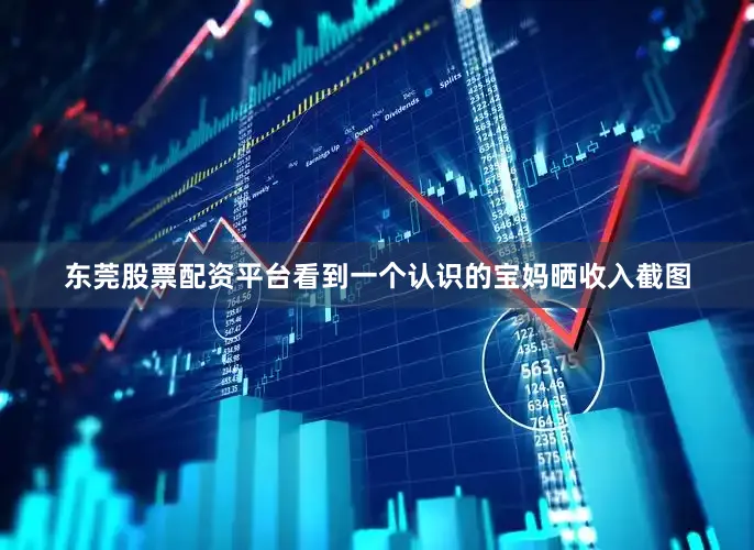 东莞股票配资平台看到一个认识的宝妈晒收入截图